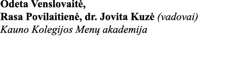 Odeta Venslovaitė, Rasa Povilaitienė, dr  Jovita Kuzė (vadovai) Kauno Kolegijos Menų akademija 