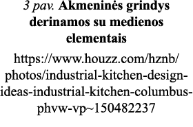 3 pav  Akmeninės grindys derinamos su medienos elementais https:  www houzz com hznb photos industrial-kitchen-design   